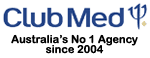 Club Med No 1 Agency in Australasia - book with the experts!